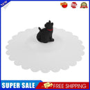 Cute Cat Silicone Cup Cover Dustproof Leakproof Tea Coffee Sealed Lids Cap