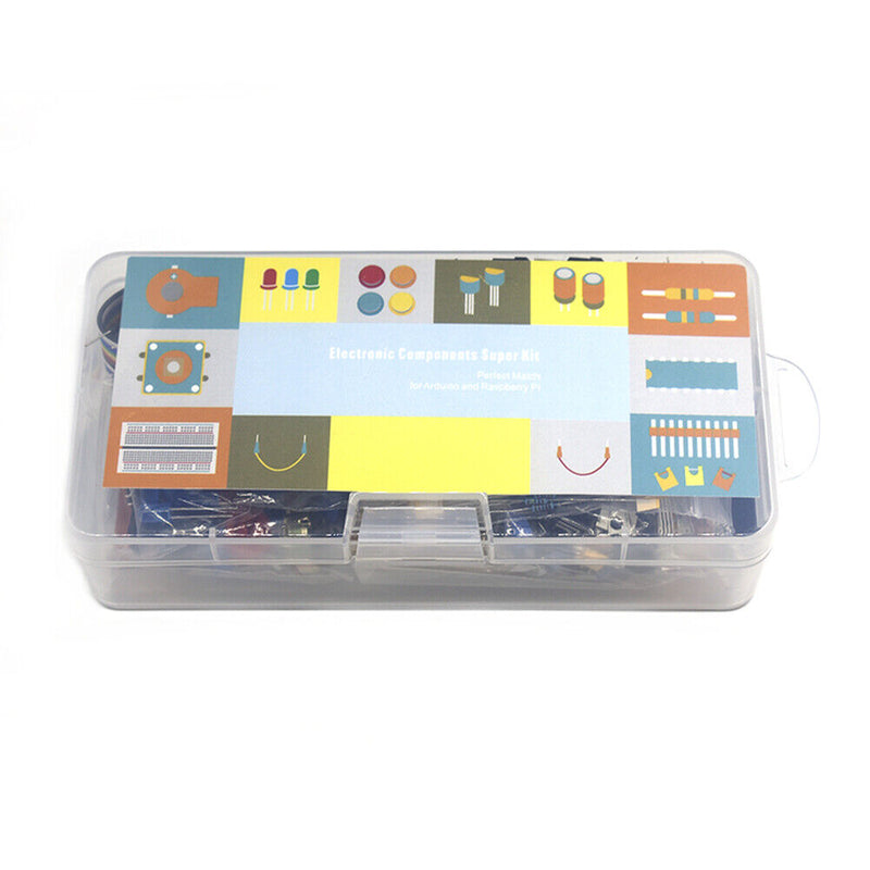 DIY Component Starter Basic Kit 830 Holes Breadboard Resistors Electronics Set