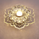 Modern LED Crystal Ceiling Lights Surface Mounted Porch Aisle Lamp (White) Newly