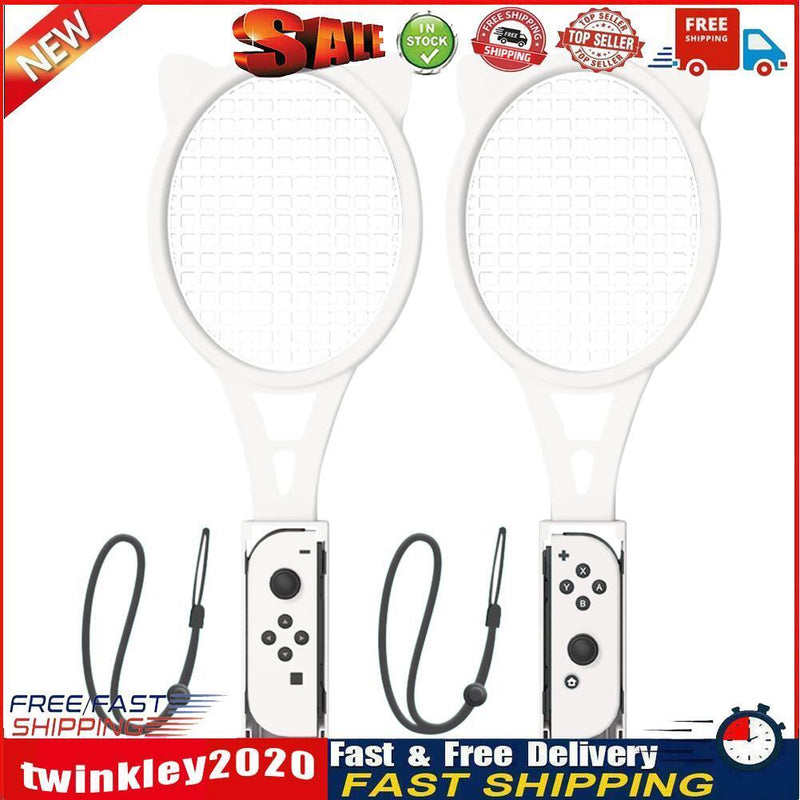 Tennis Game Controller Gamepad Games Joystick for NS Tennis Racket (White) Newly