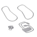 4pcs Beach Slippers Metal Punching Molds DIY Scrapbook Emboss Stencils Craft