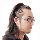 Men Women Black Fashion Sports Hairband Hoop Metal Wavy Headband