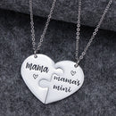 2pcs Splice Charm Clavicle Chain Necklace Women Jewelry Love Heart During Gifts