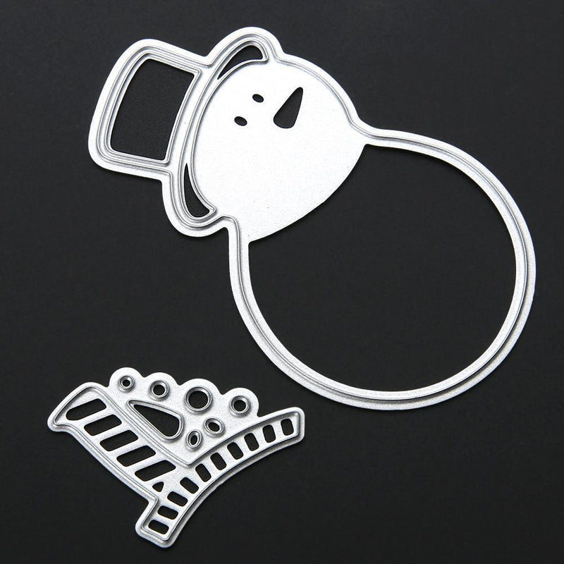 Snowman DIY Metal Stencil for Scrapbook Embossing Craft Cutting Die Decor