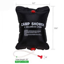 Foldable PVC Camp Shower Bag Outdoor Bath Bag Outdoor Shower Shower Water Bag