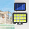 Smart Sensor LED COB Lamp Waterproof Solar Charged for Outdoor Night Lighti