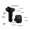 Adapter Car Kit FM Transmitter MP3 Player 2 USB Charger Fast Charger Adapter