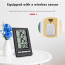 Wireless Weather Station Temperature Meter LCD Thermometer Watch Outdoor Taster