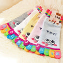 Random Fashion Sports Trainer Casual Cotton Five Finger Toe Socks Cartoon Smile