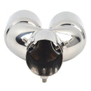 Bolt-on Dual Exhaust Tip Rolled Edge Slant Cut Tailpipe Muffler Tip 3 inch