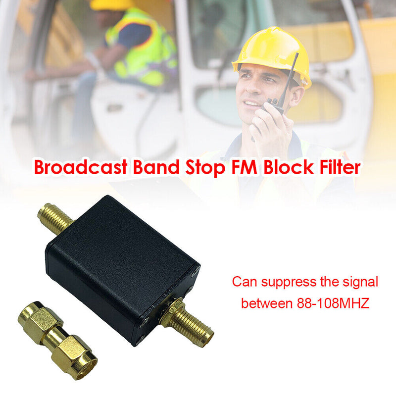 Broadcast Band Stop FM Block Filter 88-108 MHz FM Transmission FM Filters Newly
