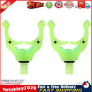 Fishing Rod Rest Luminous Magnetic Grip Head Fishing Pole Bracket (Green) Newly