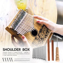 17 Keys Kalimba DIY Replacement Parts with Keys Bridge Tuning Hammer Kit Newly