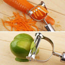 Carrot Fruit Slicer French Cutter Grater Steel Potato Vegetable Peeler A4P0