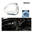 3meter DIY Ambient Light Car Interior EL Wiring LED Strip Lamp (White)
