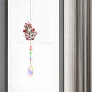 2pcs Crystal Wind Chimes Diamond Hanging Light Catcher Home Decor (ZH014)