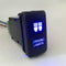 12V-24V Rocker Switch SPST Button Drive Lights Blue On/Single Switches