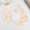 Xmas Tree Christmas Ornaments Christmas Tree Crafts Wood Slices with Stand