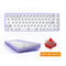 Hot Swap Keyboard Kit Bluetooth-compatible with 72pcs Red Shafts (Purple)
