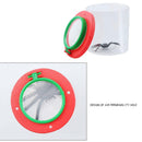Kids Cylindrical Crawler Spider Insect Box Magnifying Glass Magnifier (Red)