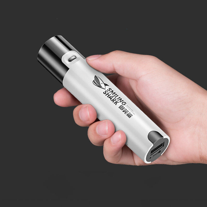 Powerful LED Torch Power Bank Handheld Waterproof Camping Lighting Flashlight