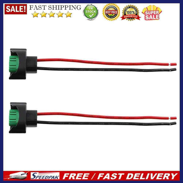 1 Pair H11 H8 881 Female Adapter Wiring Harness Sockets Wire for Car Headlights