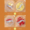 #A 300ml Garlic Masher Kitchen Chopper Vegetable Chopper Household for Home Kitc