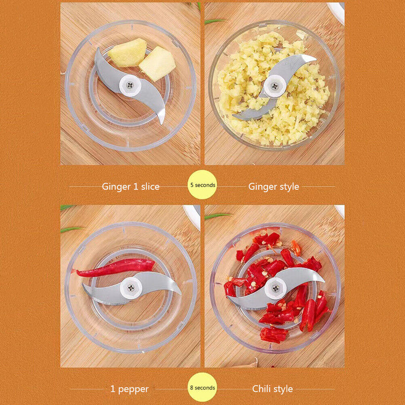 #A 300ml Garlic Masher Kitchen Chopper Vegetable Chopper Household for Home Kitc