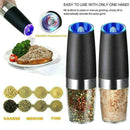 Electric-Auto Salt Pepper Mill Set Grinder Shaker Steel Y0H1 Kitchen Tool R2Y0