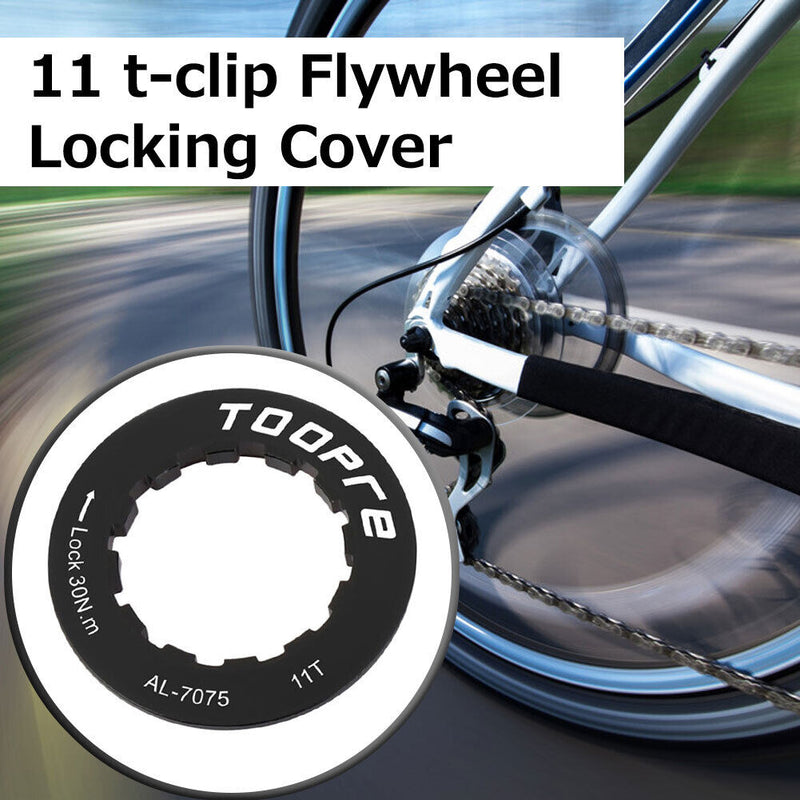 TOOPRE Cassette Flywheel Lock Cover 11T MTB Road Bike Freewheel Locks Ring Ca
