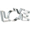 LOVE Biscuit Cutter Steel Sugar Cookie Cutter N2M7