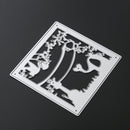 Crane Frame DIY Metal Cutting Dies Stencil Scrapbook Craft Template-147543