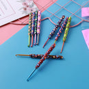 9pcs Soft Alumina Crochet Hooks Knitting Needle Set DIY Sewing Tools (B) Newly