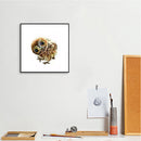 DIY Paint By Number Kit Frameless Lovely Owl Animal Handpainted Canvas for Decor