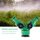 3/4 Garden Faucet Y-Type Distribution Water Pipe Joint Double Head Small Nozzle