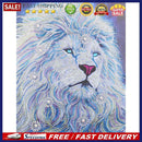 5D DIY Special Shaped Diamond Painting Lion Cross Stitch Needlework Kits Cr