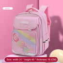 #A Primary Backpack Cute Rainbow Gradient Children Kindergarten School Book Bags