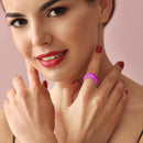 Luminous Ring Creative Colorful Knuckle Ring Women Lovers Jewelry Wedding Gif