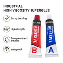 2pcs AB Metal Repairing Adhesive Super Glue Iron Steel Wood Ceramic Sealing