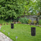 Metal LED Solar Light Hollow Tree Pattern Hanging Lamp Outdoor Garden Decoration