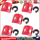 5pcs Bicycle C Buckle MTB Bike Brake Line Case Cable Tube Fixed Base (Red) Newly