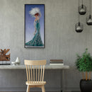 DIY Special-shape Diamond Painting Dress Lady Partial Drill Rhinestone Wall