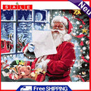Santa Oil Paint By Numbers Canvas Christmas Drawing DIY Coloring Picture for Kid
