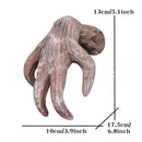 Props Ghost Face Sculpture Tree Bark Face Bark Ghost Face Garden Statue