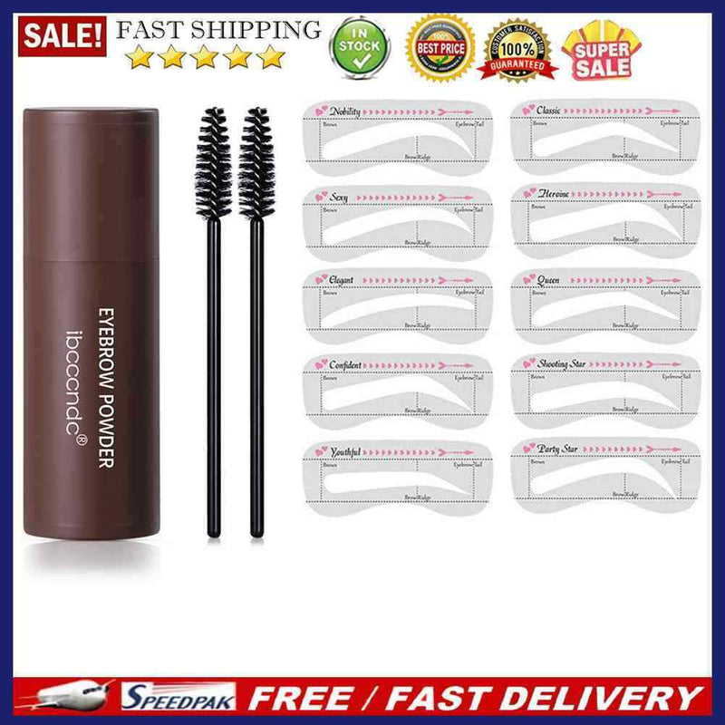 Eyebrow Stamp Shaping Makeup Brow Powder Waterproof Natrual Eye Eyebrow Sti