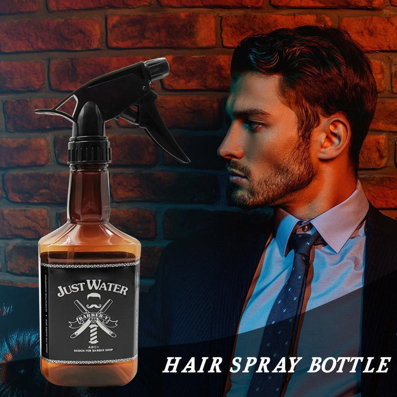 350ml Hairdress Spray Bottle Retro Salon Barber Hair Water Sprayer (Orange)