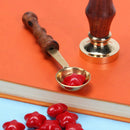 100pcs Five-Pointed Star Stamp Paint Wax Envelope Sealing Wax(Chinese Red)