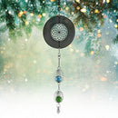 Rotating Wind Chime Novelty Sculpture Wind Chime with Spiral Tail Ball (A) Newly