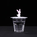 Reusable Silicone Cup Cover Heat Resistant Sealed Leakproof Cups Lid (C)
