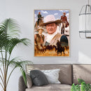 5D DIY Full Drill Diamond Painting Cowboy Man Embroidery Set Home Decor Craft